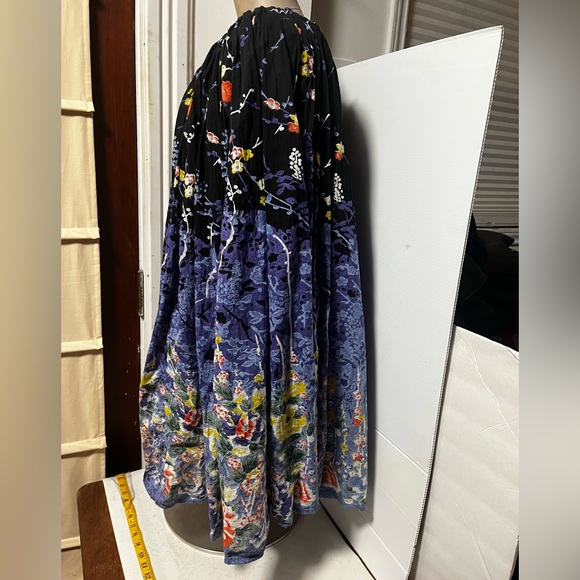 Le Meui studio Petite accordion pleated Ombré Maxi Skirt - Picture 5 of 6